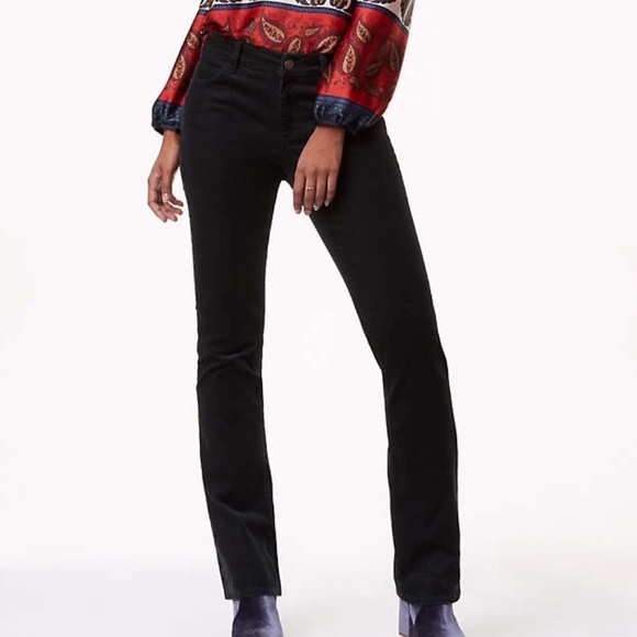 curvy fit bootcut corduroy pants